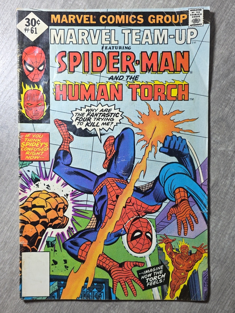 Marvel Spider-Man & Human Torch Comic Wall Art - Multicolor